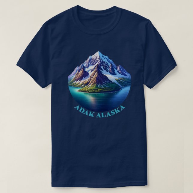 Camiseta Adak Alaska (Diseño del anverso)