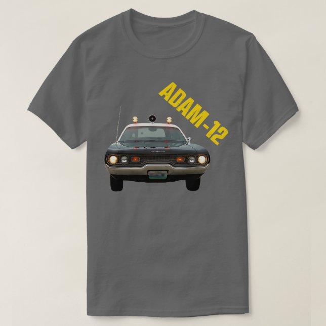 Camiseta Adam 12 Patrulla 60s70s Cop Show TShirt (Diseño del anverso)
