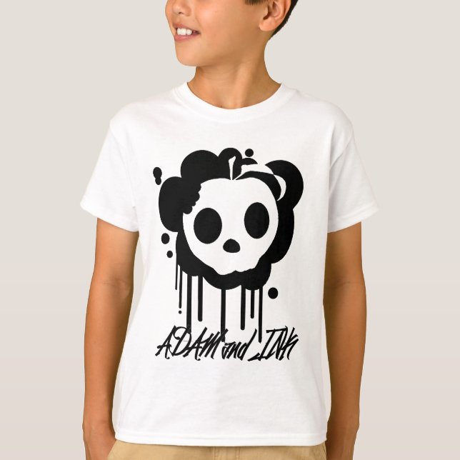 Camiseta ADAM and INK apple skull (Anverso)