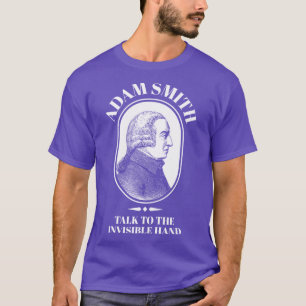 Camiseta Adam Smith divertido profesor de economía mano inv