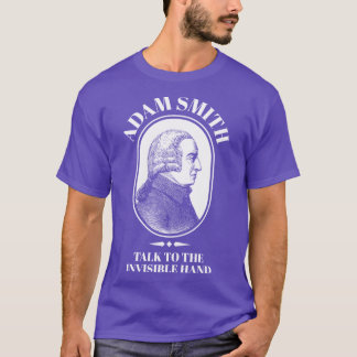 Camiseta Adam Smith divertido profesor de economía mano inv