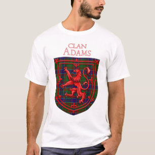 Camiseta Adam Tartan Scottish Plaid Lion Rampant