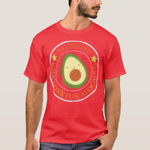 Camiseta Adamante del aguacate del diseño de la partera