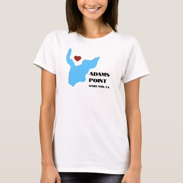 Camiseta Adams Point / Lago Merritt (Anverso)