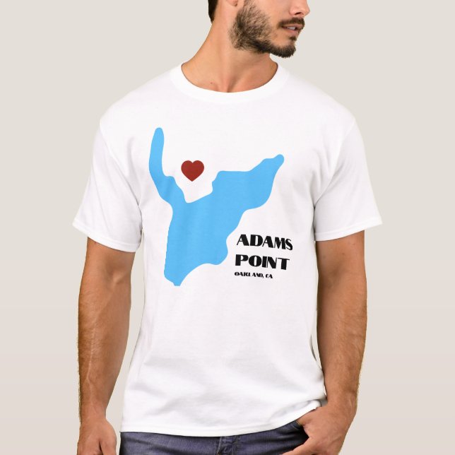 Camiseta Adams Point / Lago Merritt (Anverso)