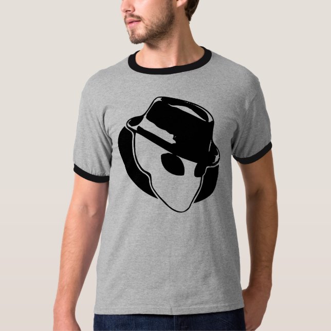Camiseta Adán las producciones extranjeras: Logotipo de B&W (Anverso)