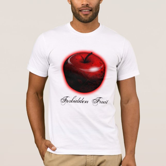 Camiseta Adán y Eva Apple - la fruta prohibida (Anverso)