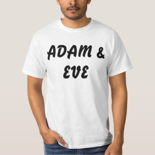 Camiseta Adán y Eva no Adán y Steve