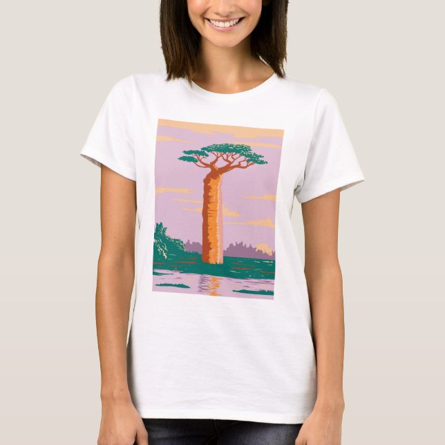 Camiseta Adansonia grandidieri Madagascar Baobab T-Shirt (Anverso)