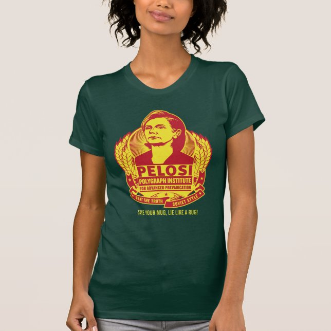 Camiseta adaptable de la parodia de Nancy Pelosi (Anverso)