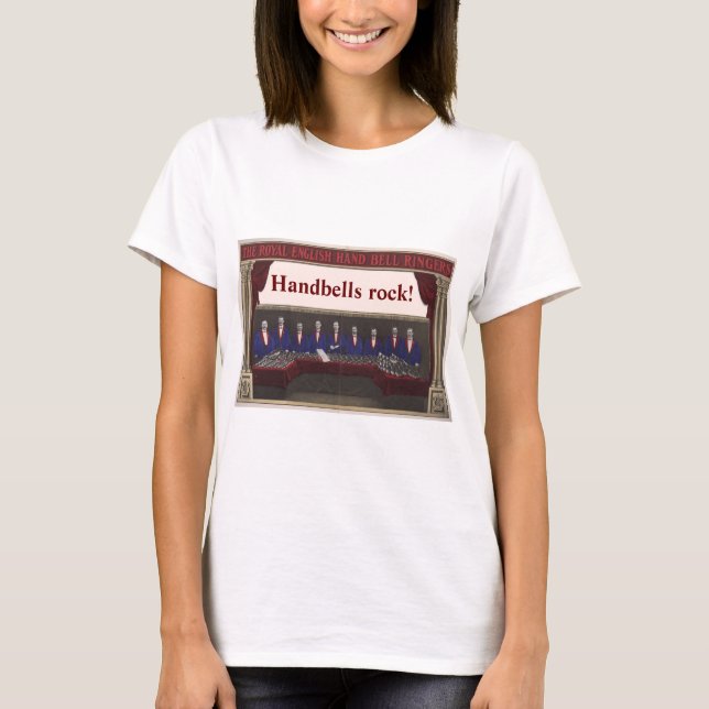Camiseta adaptable de la roca de los Handbells (Anverso)