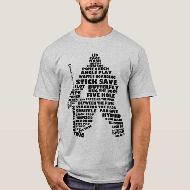 Camiseta adaptable de la tipografía del portero (Anverso)