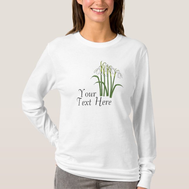 Camiseta adaptable de Snowdrop (Anverso)