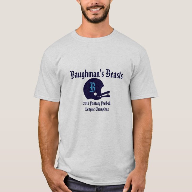 Camiseta adaptable del fútbol de la fantasía (Anverso)