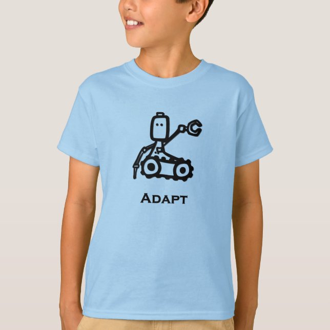 Camiseta Adaptación de bot ingeniero (Anverso)