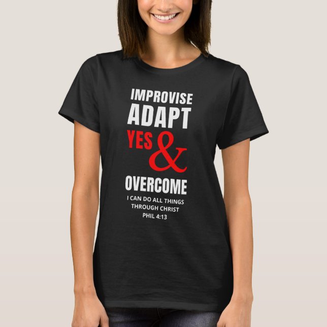Camiseta ADAPTACIÓN INSUFICIENTE SÍ Y SUPERACIÓN A LOS cris (Anverso)