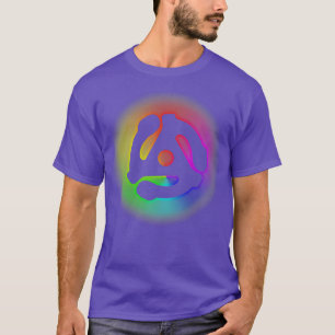 Camiseta Adaptador de 45 RPM Rainbow Electronic Dance Music
