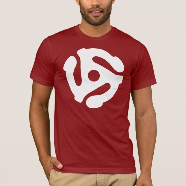 Camiseta Adaptador de registro de 45 RPM (Anverso)