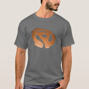 Camiseta Adaptador del naranja 3D 45 RPM