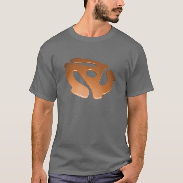 Camiseta Adaptador del naranja 3D 45 RPM (Anverso)