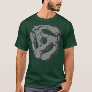 Camiseta Adaptador Guay Turntable 45 RPM Para DJ Music Nerd