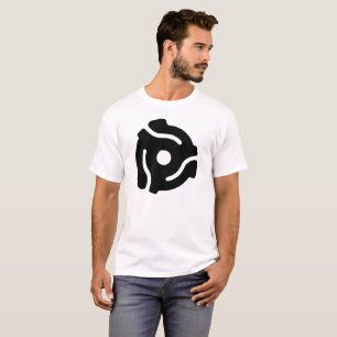 Camiseta Adaptador Music Record a 45 RPM