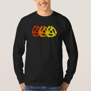 Camiseta Adaptadores de discos de 45 RPM Tornamesa Retro Vi