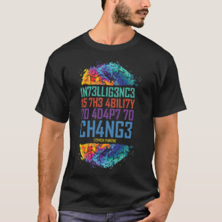 Camiseta Adaptarse A Los Cambios Y Aprender Cosas Nuevas