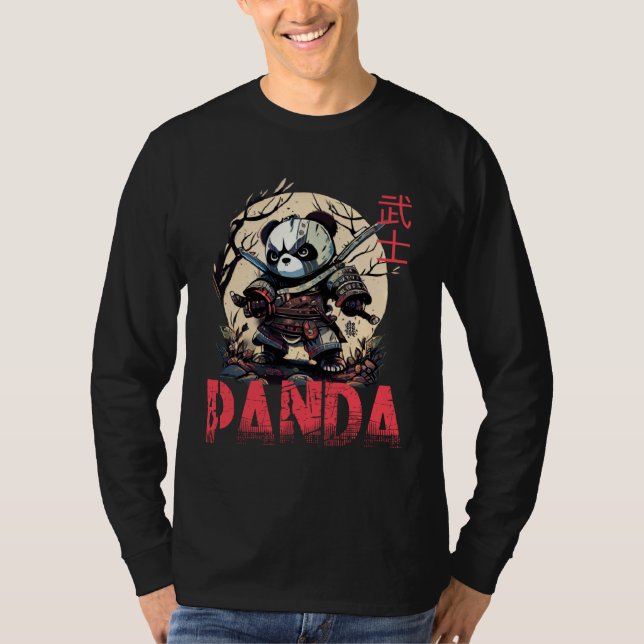 Camiseta Add Samurai Panda to Japanese Art  1 (Anverso)