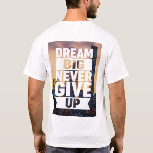 Camiseta Adda_Bouch sueña grande nunca te rindas