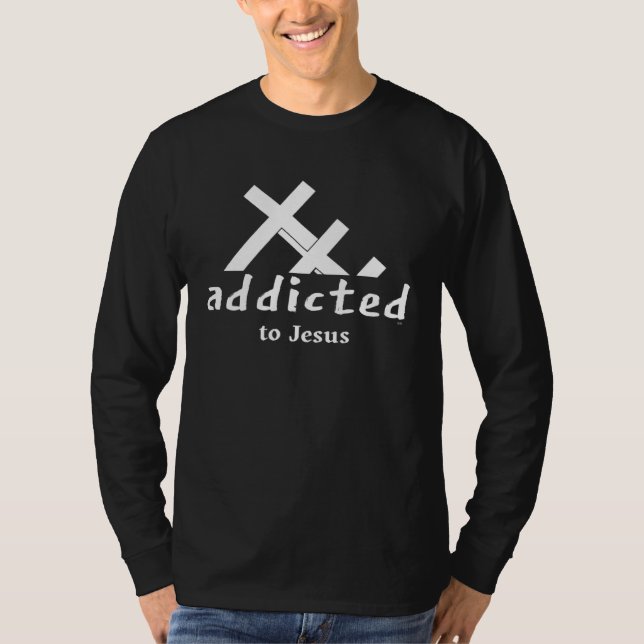 Camiseta ADDICTED TO JESUS For Church Events Youth Group (Anverso)