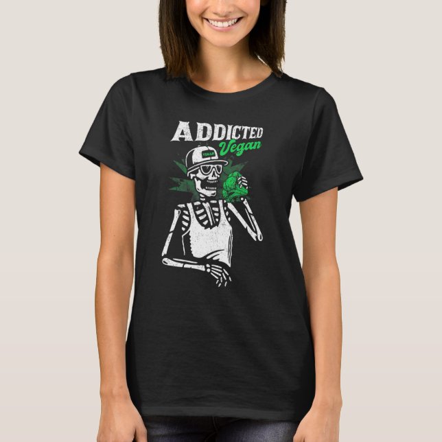 Camiseta Addicted Vegan World Vegetarian Day Veggies (Anverso)