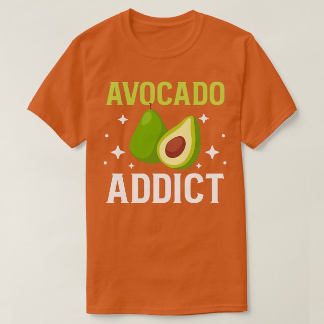Camiseta Addicto a aguacam por aguacate aguacate (Diseño del anverso)