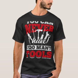 Camiseta Addicto a Herramientas divertida Mecánica y artesa