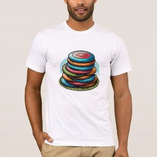 Camiseta Addicto al Golf en Disco Divertido