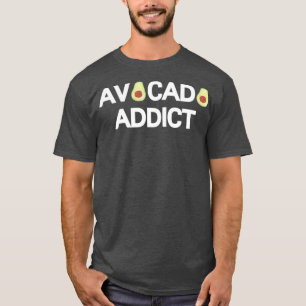 Camiseta Addicto de aguacate acuarela