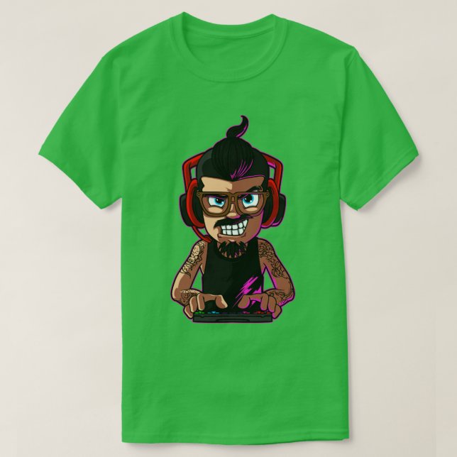 Camiseta Addicto de juegos (Diseño del anverso)