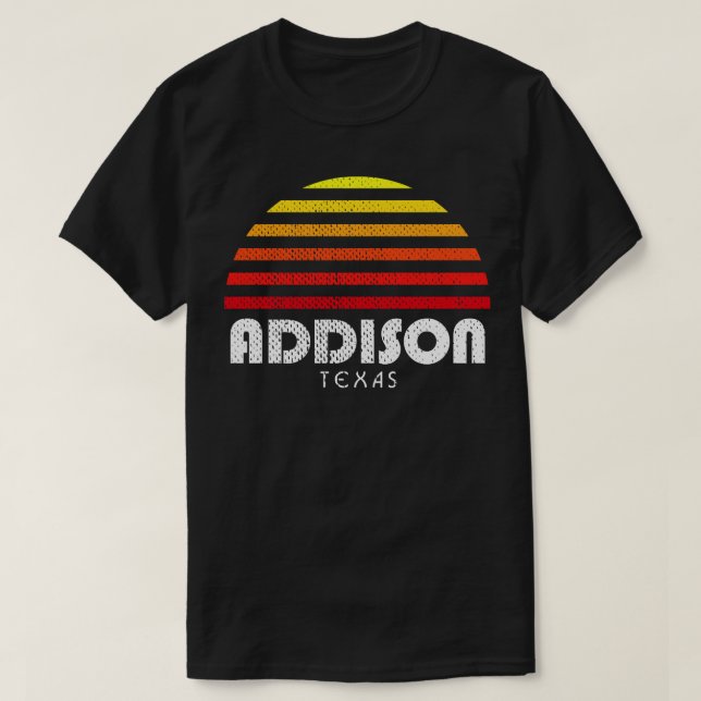 Camiseta Addison Texas Vacation Sunset TX (Diseño del anverso)