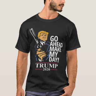 Camiseta ¡Adelante Haga Mi Día!  Clint Eastwood Trump 202