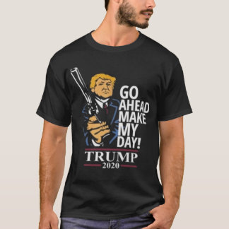Camiseta ¡Adelante Haga Mi Día!  Clint Eastwood Trump 2020 