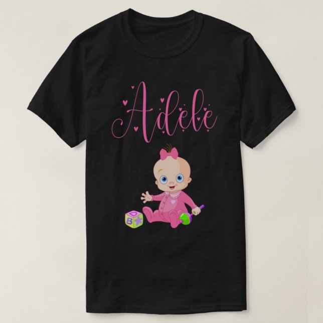 Camiseta Adele Chica Name - Merch 4 Adele (Diseño del anverso)
