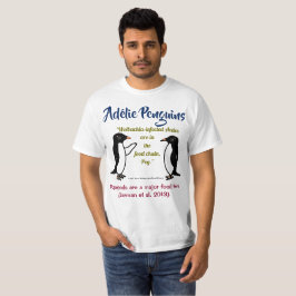 Camiseta Adélie Penguins de RoseWrites