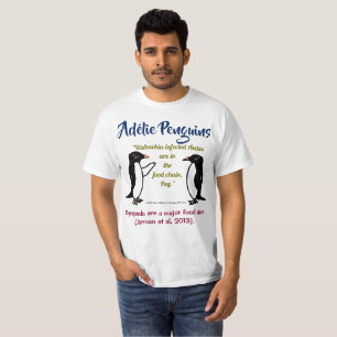 Camiseta Adélie Penguins de RoseWrites
