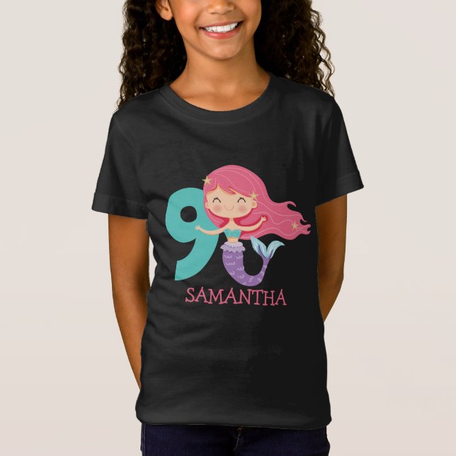 Camiseta Adella - Hermana mayor de Ariels 9 años T-Shirt (Anverso)