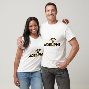 Camiseta Adelphi Panthers, logo de la Universidad de Adelph