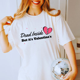 Camiseta Adentro del Día de San Valentín - Corazón roto