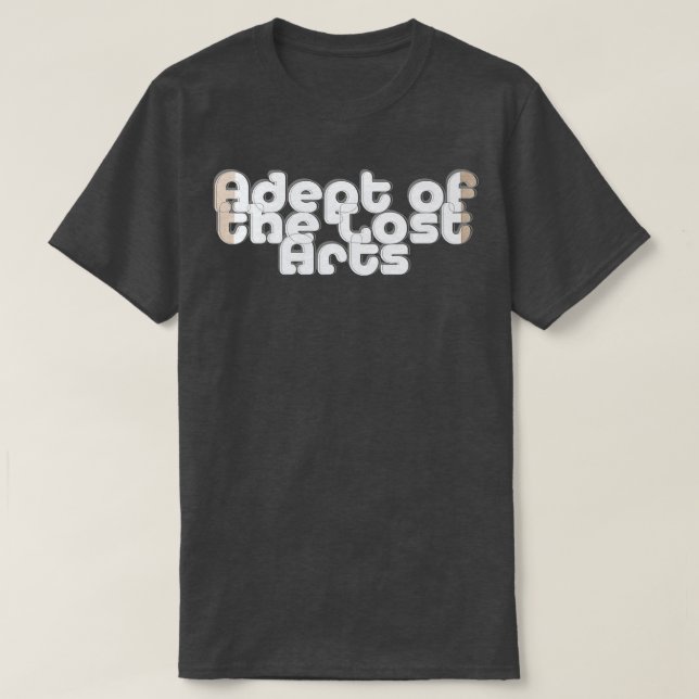 Camiseta Adepto of the Lost Arts (Diseño del anverso)
