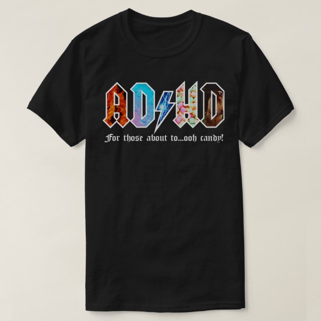 CAMISETA ADHD (Diseño del anverso)