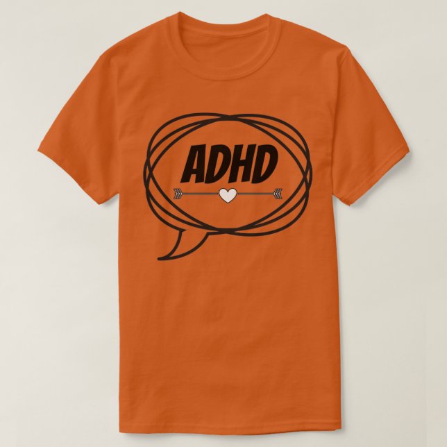 Camiseta adhd 3 (Diseño del anverso)