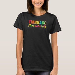 Camiseta Adhd Autism Asd Abrazar La Neurodiversidad